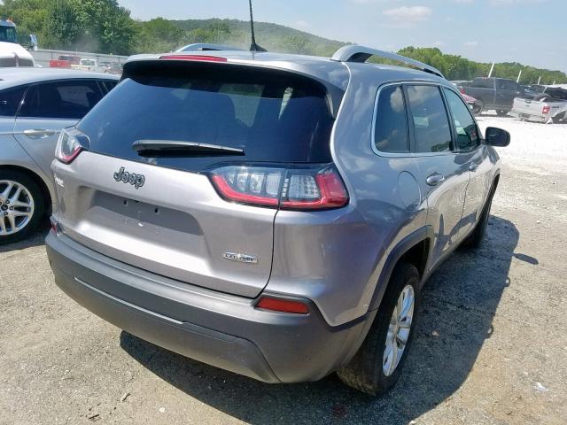 1C4PJLCB0KD203475 - 2019 JEEP CHEROKEE L SILVER photo 4