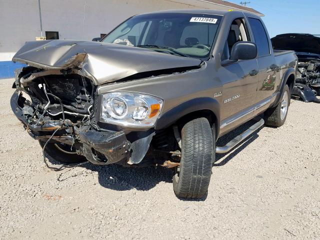 1D7HU18217S119490 - 2007 DODGE RAM 1500 S GOLD photo 2