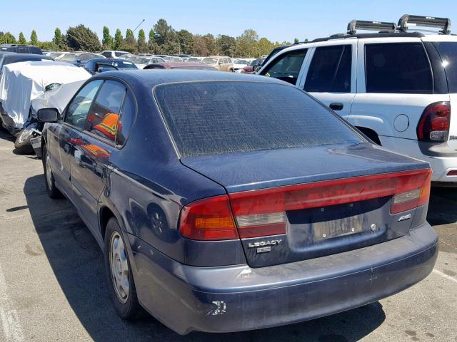 4S3BE6358Y7206769 - 2000 SUBARU LEGACY L BLUE photo 3