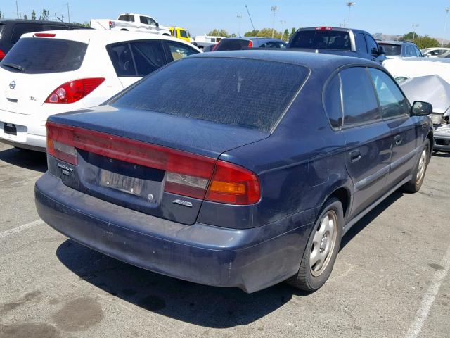 4S3BE6358Y7206769 - 2000 SUBARU LEGACY L BLUE photo 4