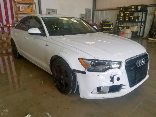 WAUBGAFC7CN005986 - 2012 AUDI A6 WHITE photo 1