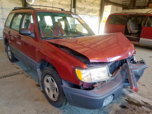 JF1SF6352YH731890 - 2000 SUBARU FORESTER L RED photo 1