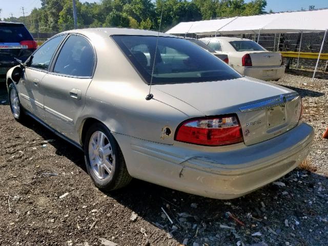 1MEFM55S95A629648 - 2005 MERCURY SABLE LS P GOLD photo 3