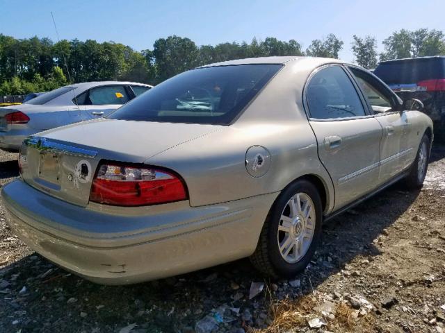 1MEFM55S95A629648 - 2005 MERCURY SABLE LS P GOLD photo 4