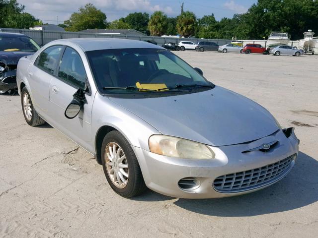 1C3EL46X53N503303 - 2003 CHRYSLER SEBRING LX SILVER photo 1