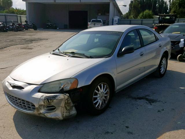 1C3EL46X53N503303 - 2003 CHRYSLER SEBRING LX SILVER photo 2