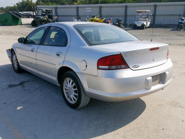 1C3EL46X53N503303 - 2003 CHRYSLER SEBRING LX SILVER photo 3