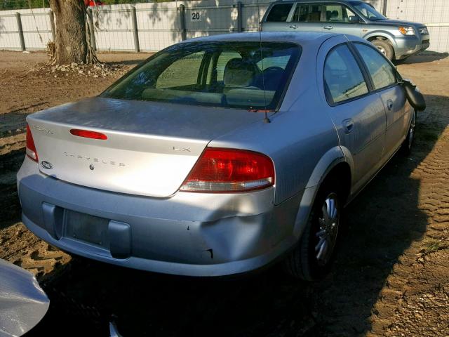 1C3EL46X53N503303 - 2003 CHRYSLER SEBRING LX SILVER photo 4