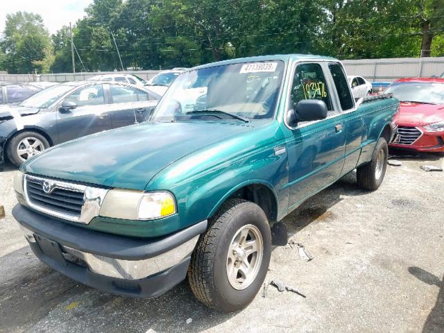 4F4YR16V1XTM12087 - 1999 MAZDA B3000 CAB GREEN photo 2