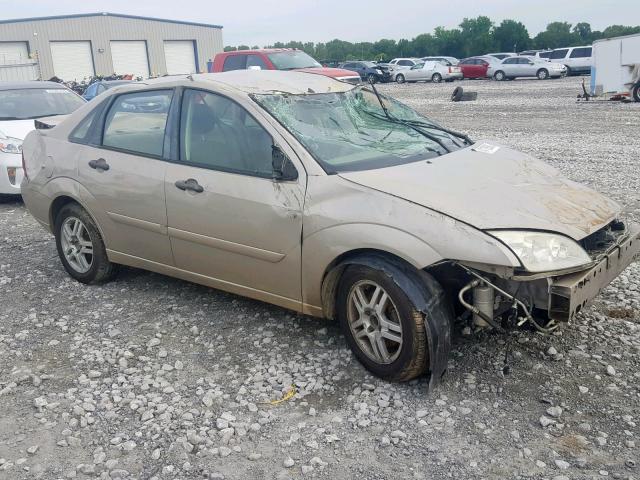 1FAFP34N87W341902 - 2007 FORD FOCUS ZX4 TAN photo 1