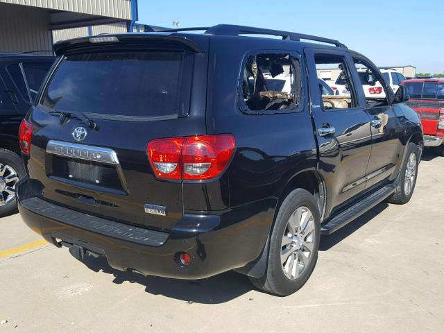 5TDKY5G10HS067011 - 2017 TOYOTA SEQUOIA LI BLACK photo 4