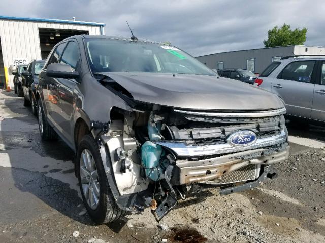 2FMDK4KC8EBA11923 - 2014 FORD EDGE LIMIT GRAY photo 1