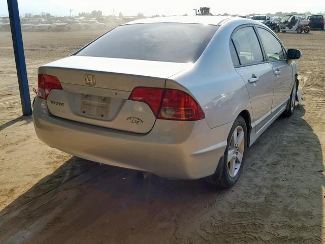 1HGFA16827L082267 - 2007 HONDA CIVIC EX SILVER photo 4