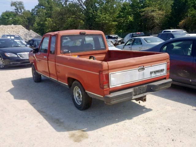 1FTCR14T0GPA75490 - 1986 FORD RANGER SUP RED photo 3