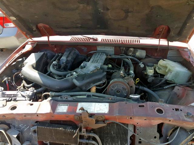 1FTCR14T0GPA75490 - 1986 FORD RANGER SUP RED photo 7