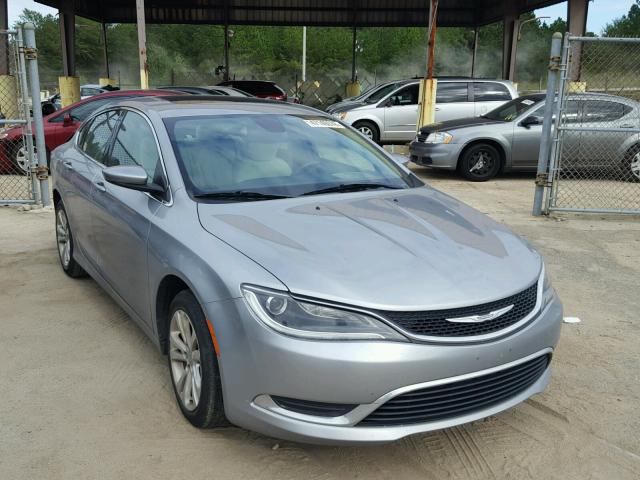 1C3CCCAB2FN679694 - 2015 CHRYSLER 200 LIMITE SILVER photo 1