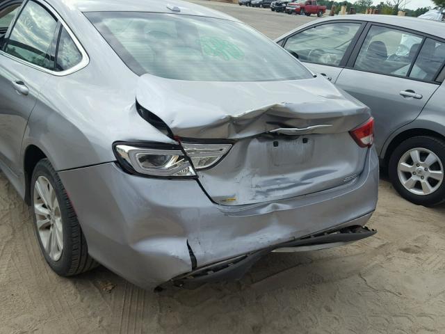 1C3CCCAB2FN679694 - 2015 CHRYSLER 200 LIMITE SILVER photo 9