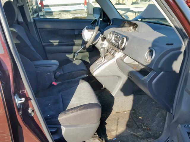 JTLZE4FE5B1140419 - 2011 TOYOTA SCION XB მუქწითელი ფოტო 5