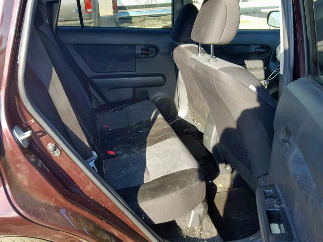 JTLZE4FE5B1140419 - 2011 TOYOTA SCION XB მუქწითელი ფოტო 6