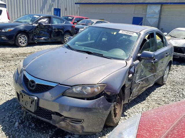 JM1BK32GX91240176 - 2009 MAZDA 3 I GRAY photo 2