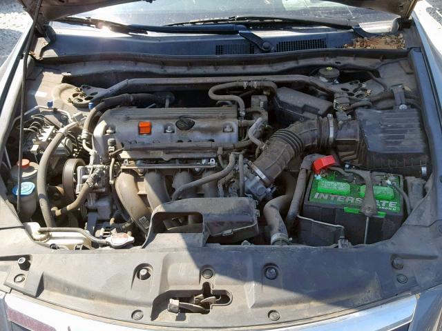 1HGCP2F89BA097960 - 2011 HONDA ACCORD EXL GRAY photo 7