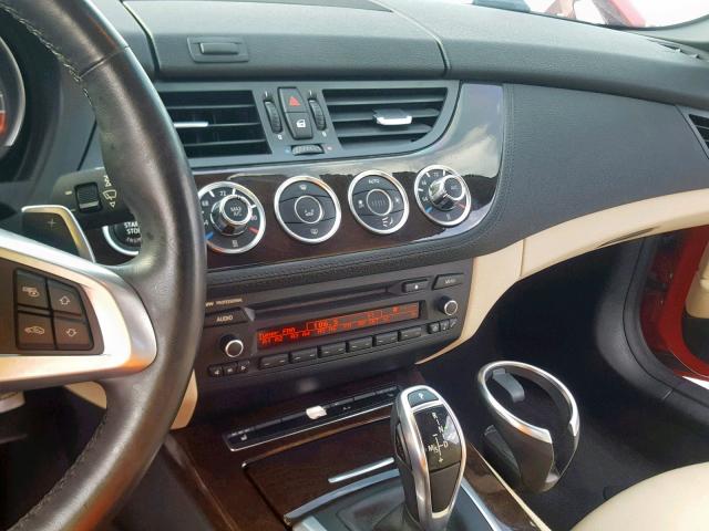 WBALL5C57DJ104670 - 2013 BMW Z4 SDRIVE2 RED photo 9