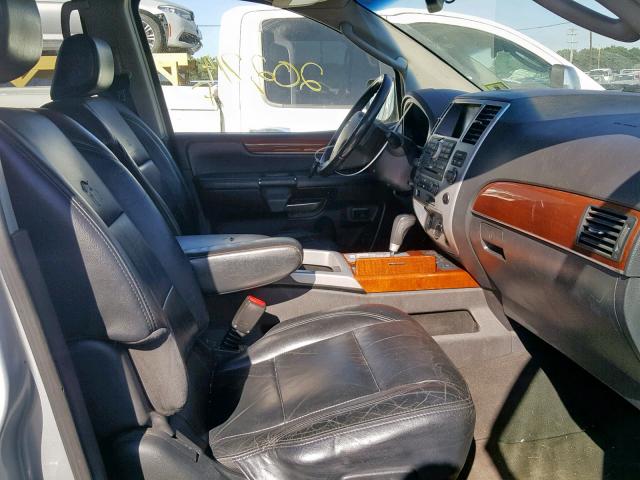 5N3AA08C08N914508 - 2008 INFINITI QX56 SILVER photo 5