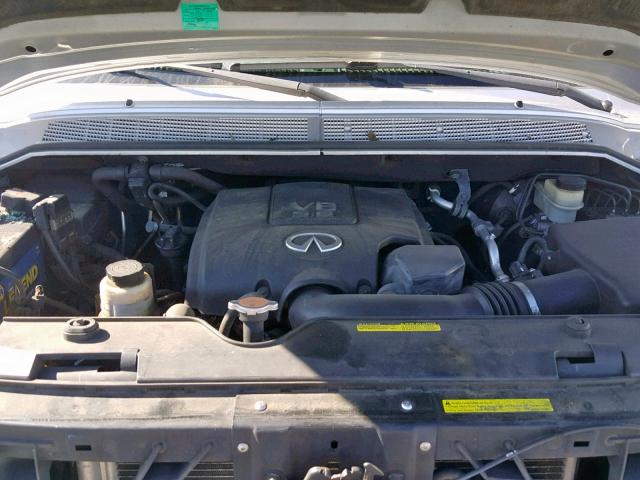 5N3AA08C08N914508 - 2008 INFINITI QX56 SILVER photo 7