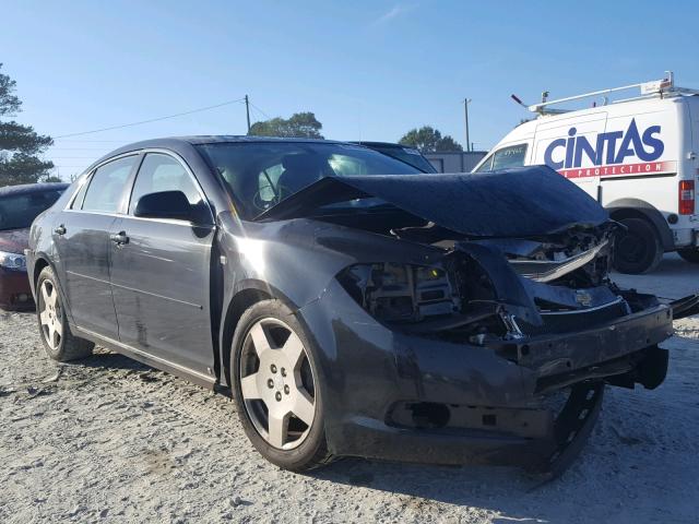 1G1ZJ577084235824 - 2008 CHEVROLET MALIBU 2LT BLACK photo 1