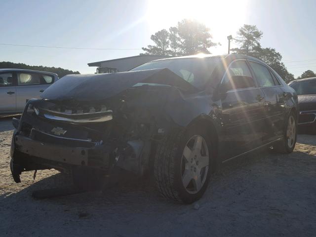 1G1ZJ577084235824 - 2008 CHEVROLET MALIBU 2LT BLACK photo 2