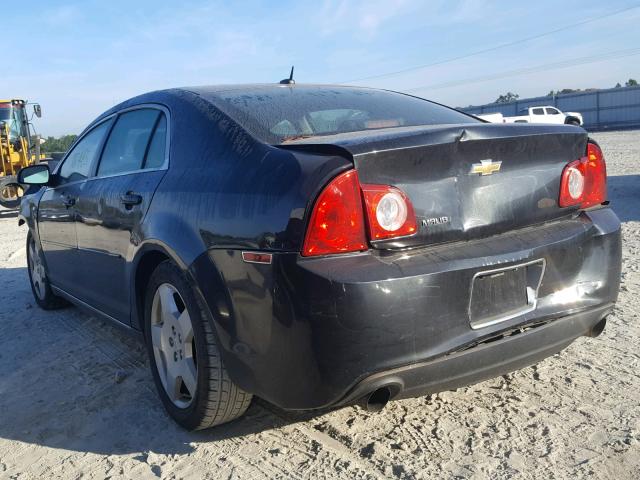 1G1ZJ577084235824 - 2008 CHEVROLET MALIBU 2LT BLACK photo 3