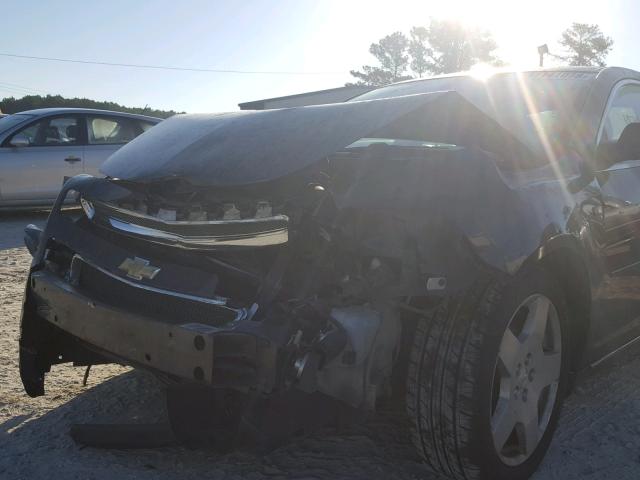 1G1ZJ577084235824 - 2008 CHEVROLET MALIBU 2LT BLACK photo 9