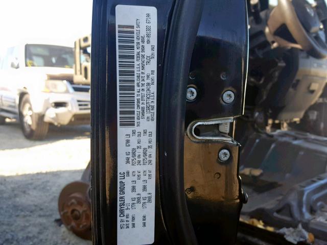 1C6RD7FT0CS134190 - 2012 DODGE RAM 1500 S BLACK photo 10