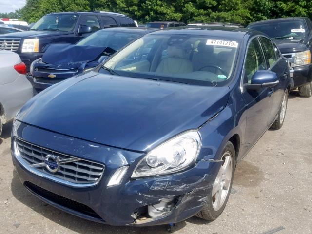 YV1622FS9C2107673 - 2012 VOLVO S60 T5 BLUE photo 2