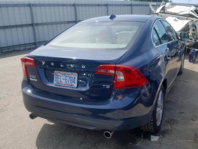 YV1622FS9C2107673 - 2012 VOLVO S60 T5 BLUE photo 4