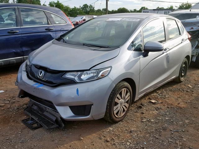 JHMGK5H54HS023947 - 2017 HONDA FIT LX SILVER photo 2