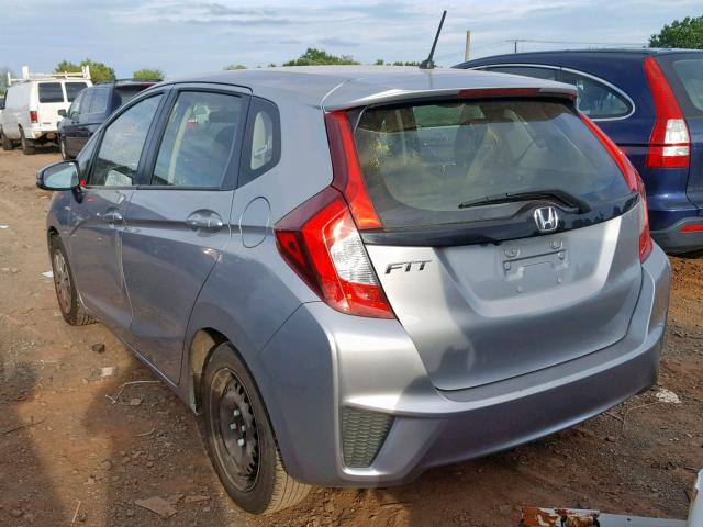 JHMGK5H54HS023947 - 2017 HONDA FIT LX SILVER photo 3