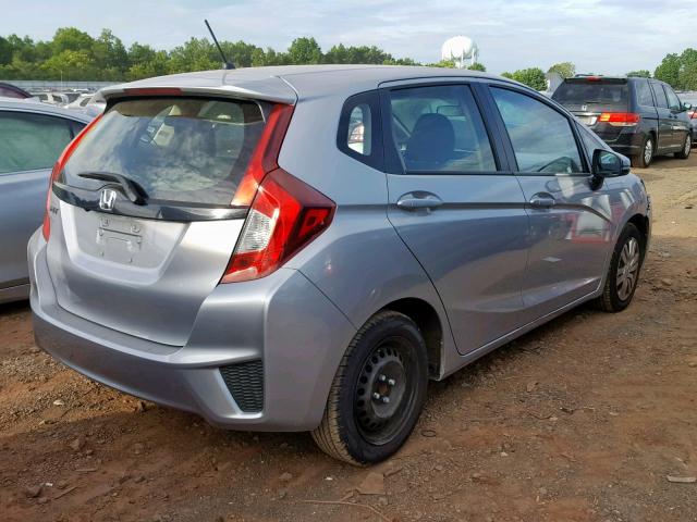 JHMGK5H54HS023947 - 2017 HONDA FIT LX SILVER photo 4