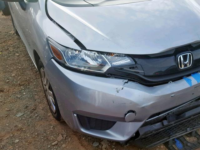 JHMGK5H54HS023947 - 2017 HONDA FIT LX SILVER photo 9