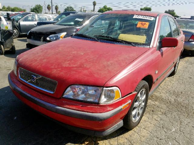 YV1VS2551YF515110 - 2000 VOLVO S40 RED photo 2