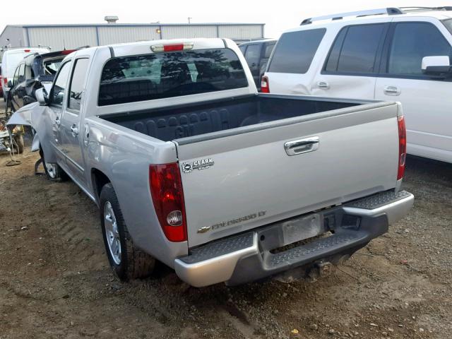 1GCDSCF96C8119373 - 2012 CHEVROLET COLORADO L SILVER photo 3