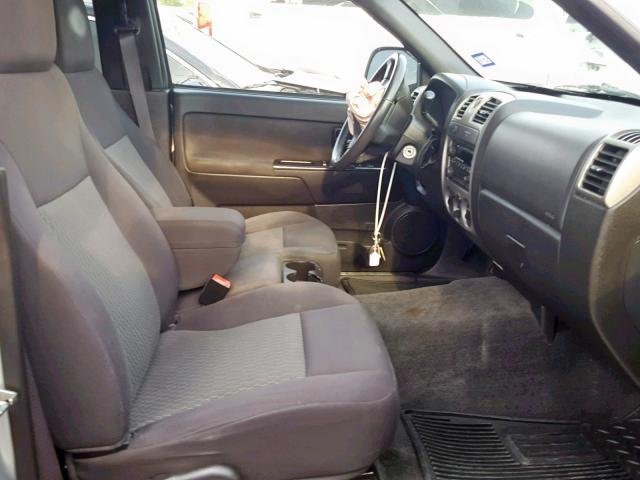 1GCDSCF96C8119373 - 2012 CHEVROLET COLORADO L SILVER photo 5