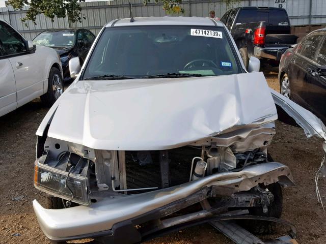 1GCDSCF96C8119373 - 2012 CHEVROLET COLORADO L SILVER photo 7