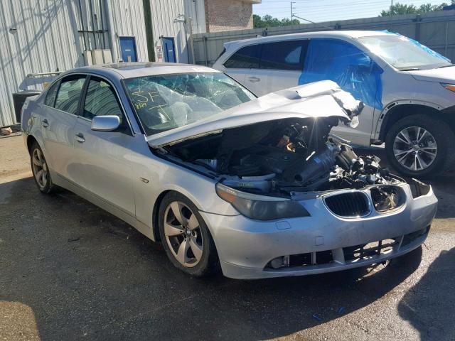 WBANE53516CK83055 - 2006 BMW 525 I GRAY photo 1