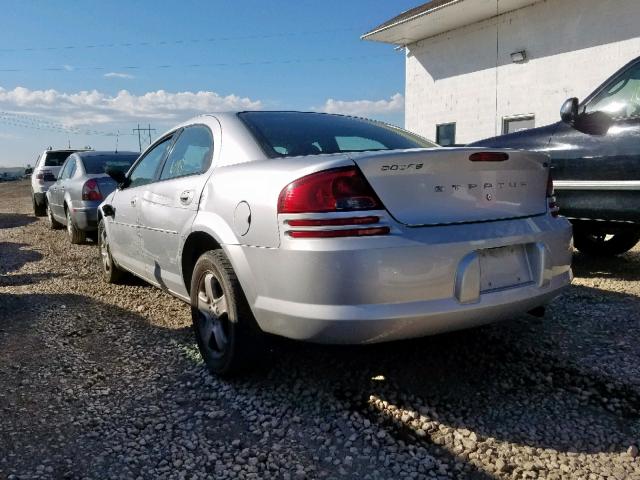 1B3EL46X73N509715 - 2003 DODGE STRATUS SE SILVER photo 3