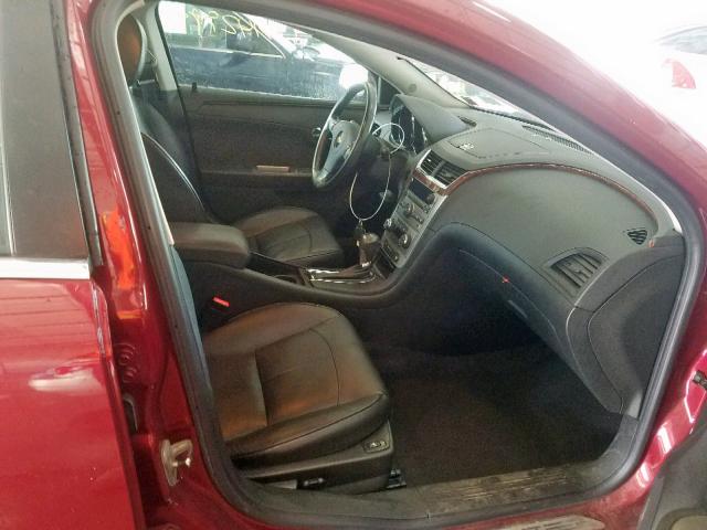 1G1ZE5E18BF306802 - 2011 CHEVROLET MALIBU LTZ წითელი ფოტო 5