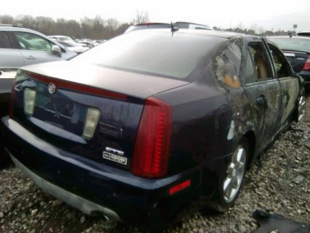 1G6DW677670153100 - 2007 CADILLAC STS BLUE photo 4