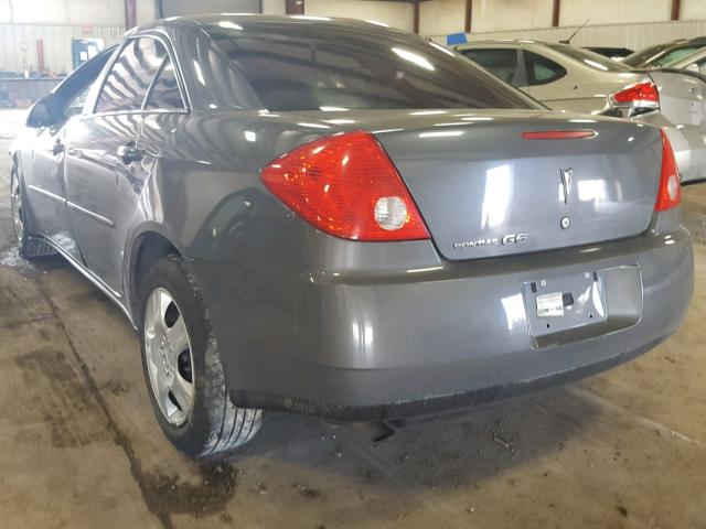 1G2ZF58B474270171 - 2007 PONTIAC G6 VALUE L GRAY photo 3