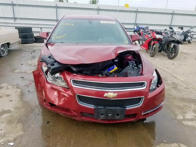 1G1ZC5E14BF275988 - 2011 CHEVROLET MALIBU 1LT MAROON photo 9