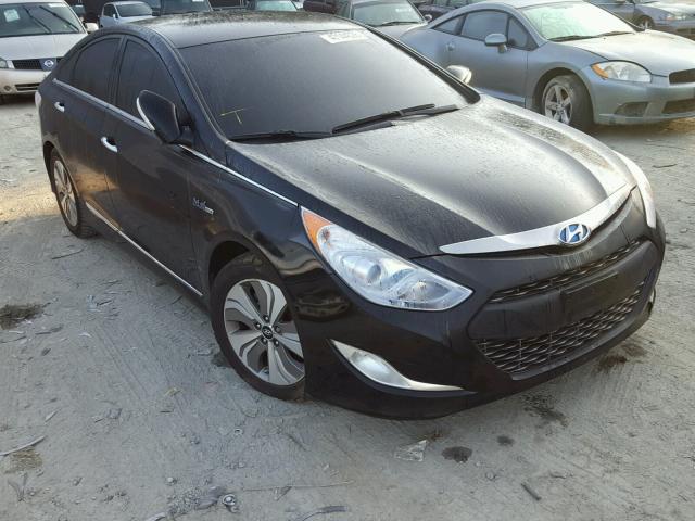 KMHEC4A40FA126556 - 2015 HYUNDAI SONATA HYB BLACK photo 1